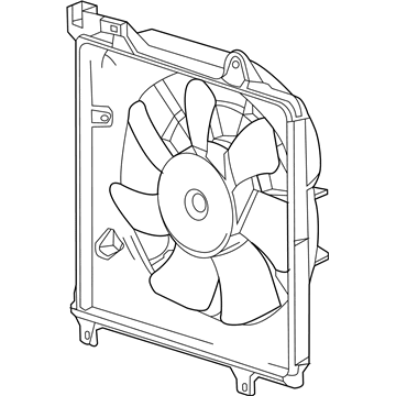 2014 Chevy Camaro Fan Shroud - 22926357