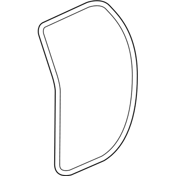 GM 23283531 Weatherstrip Assembly, Rear Side Door (Body Side) (Repair)