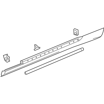 GM 23179351 Molding Assembly, Rocker Panel *Service Primer