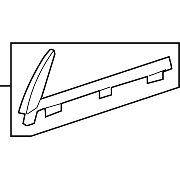 GMC 25885301 Upper Molding