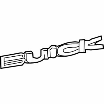 Buick 84113645 Nameplate