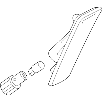 GM 84299174 Lamp Assembly, Front Si Mkr