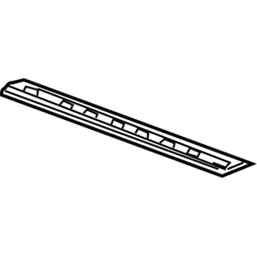 Cadillac 15226696 Rear Floor Pan Sill