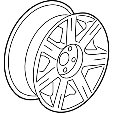 Cadillac 19259409 Wheel, Alloy