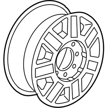 Cadillac 19301000 Wheel, Alloy