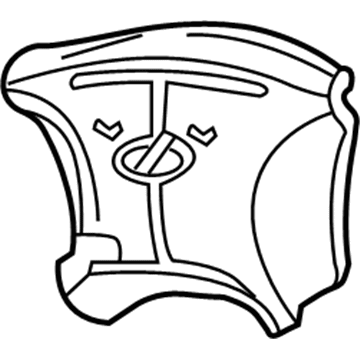 GM 16822657 Airbag,Steering Wheel