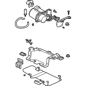 2007 Cadillac STS Air Suspension Compressor - 88957190