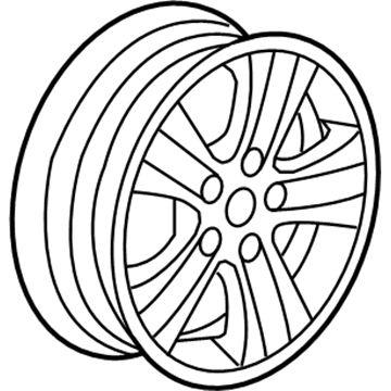 Saturn 96851720 Wheel, Alloy