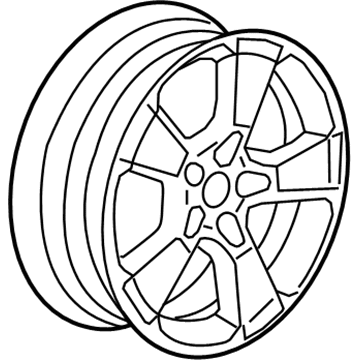 Saturn 19177077 Wheel, Alloy