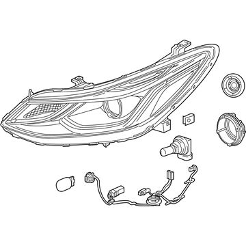 GM 42680786 Front Headlight Assembly