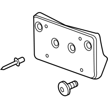 Chevy 84737664 License Bracket