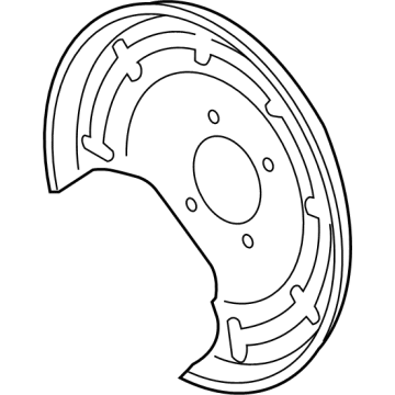 2024 Chevy Trax Brake Backing Plate - 60006608