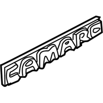 GM 10139556 Front Fender Emblem Assembly