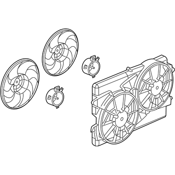 Saturn 10387467 Fan Assembly