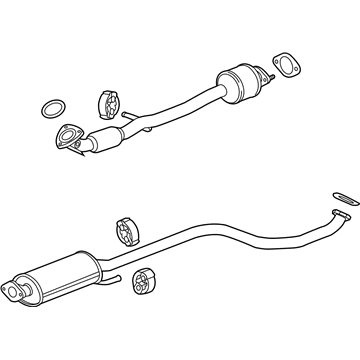 Chevy 95146221 Muffler & Pipe