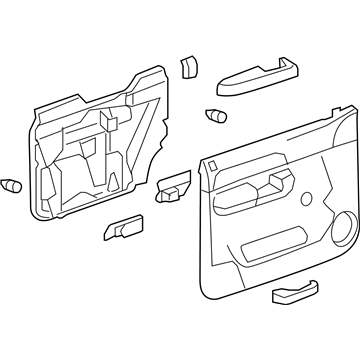 Chevy 20833610 Door Trim Panel