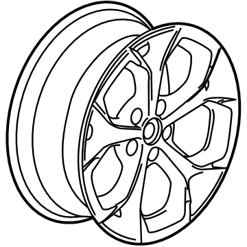 GM 84434570 Wheel Rim, Frt & Rr