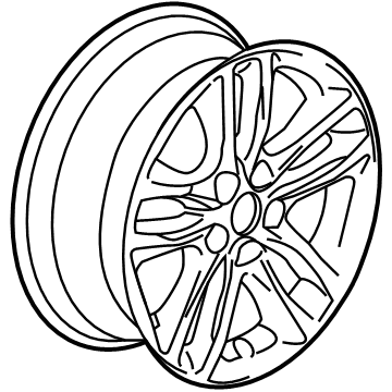 Chevy 22969720 Wheel, Alloy