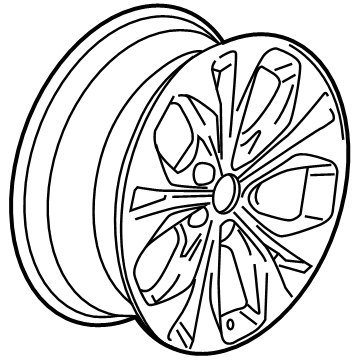 Chevy 22969724 Wheel, Alloy