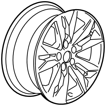 Chevy 22969723 Wheel, Alloy