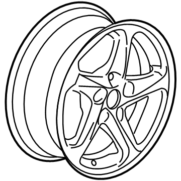 Chevy 22969719 Wheel, Alloy