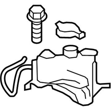 2011 Chevy Traverse Coolant Reservoir - 23159167