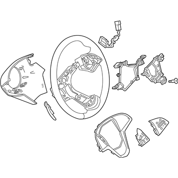2016 Cadillac ELR Steering Wheel - 23367881