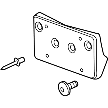 Chevy 84737664 License Bracket