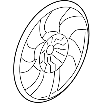 Cadillac 89024933 Fan Blade