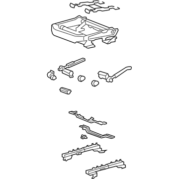 Cadillac 20993909 Cushion Frame