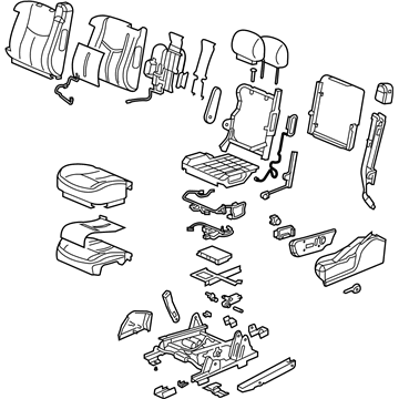 GM 88977167 Seat Asm,Driver (W/ Belt) *Neutral