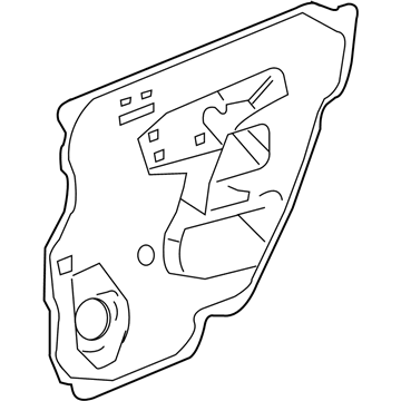 Cadillac 25758245 Water Deflector