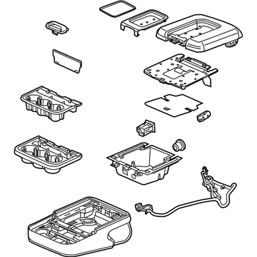 GMC 23423264 Armrest Assembly