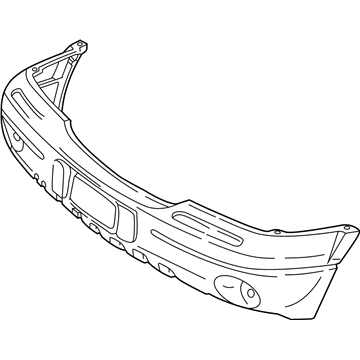 GM 89045540 Front Bumper, Cover