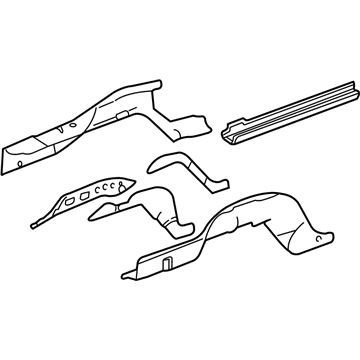 GM 88955972 Rail Kit,Front Compartment Side