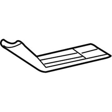 GM 10437862 Reinforcement, Front Compartment Side Rail (At Dash)