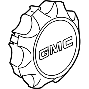 GMC 9597791 Hub Cap