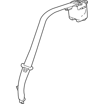 Cadillac 84867872 Center Belt Assembly