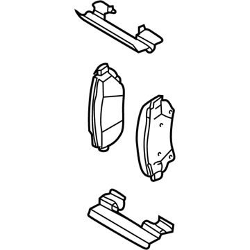 GM 89047824 Pad Kit,Front Disc Brake