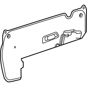 GM 23374485 Deflector Assembly, Front Side Door Water