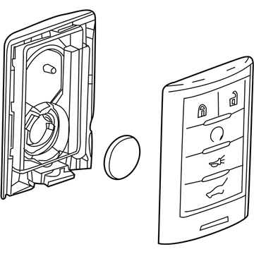 GM 22865375 Transmitter Assembly, Remote Control Door Lock & Theft Deterrent