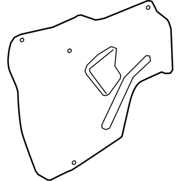 Chevy 42666863 Water Deflector