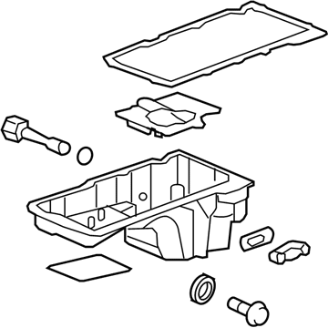 GMC 12624621 Oil Pan