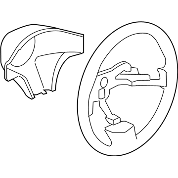 GM 25864940 Steering Wheel Assembly *Ebn/Lcsh/Nvs