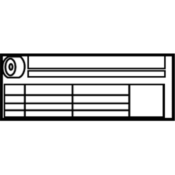 Buick 19206430 Tire Info Label