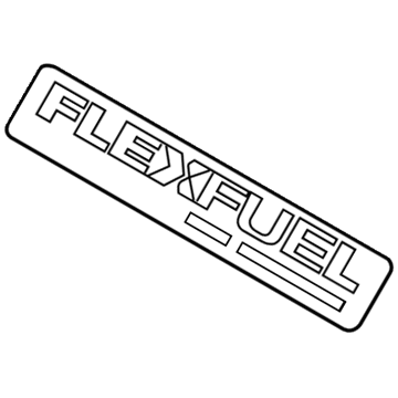 Buick 22897774 Fuel Label