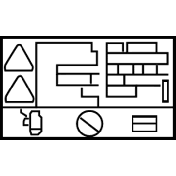 GM 20883260 Label, Battery Warning