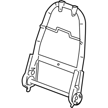 Pontiac 89041750 Seat Back Frame