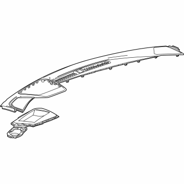 GM 85145433 Extension Assembly, I/P *Atmosphere