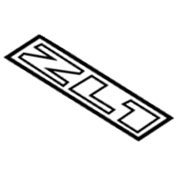 GM 22830717 Radiator Grille Emblem Assembly